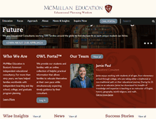 Tablet Screenshot of mcmillaneducation.com